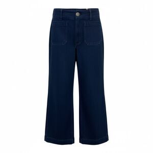 Maeve by Anthropologie Colette Wide Leg Jeans Size 25 Dark Wash Pockets